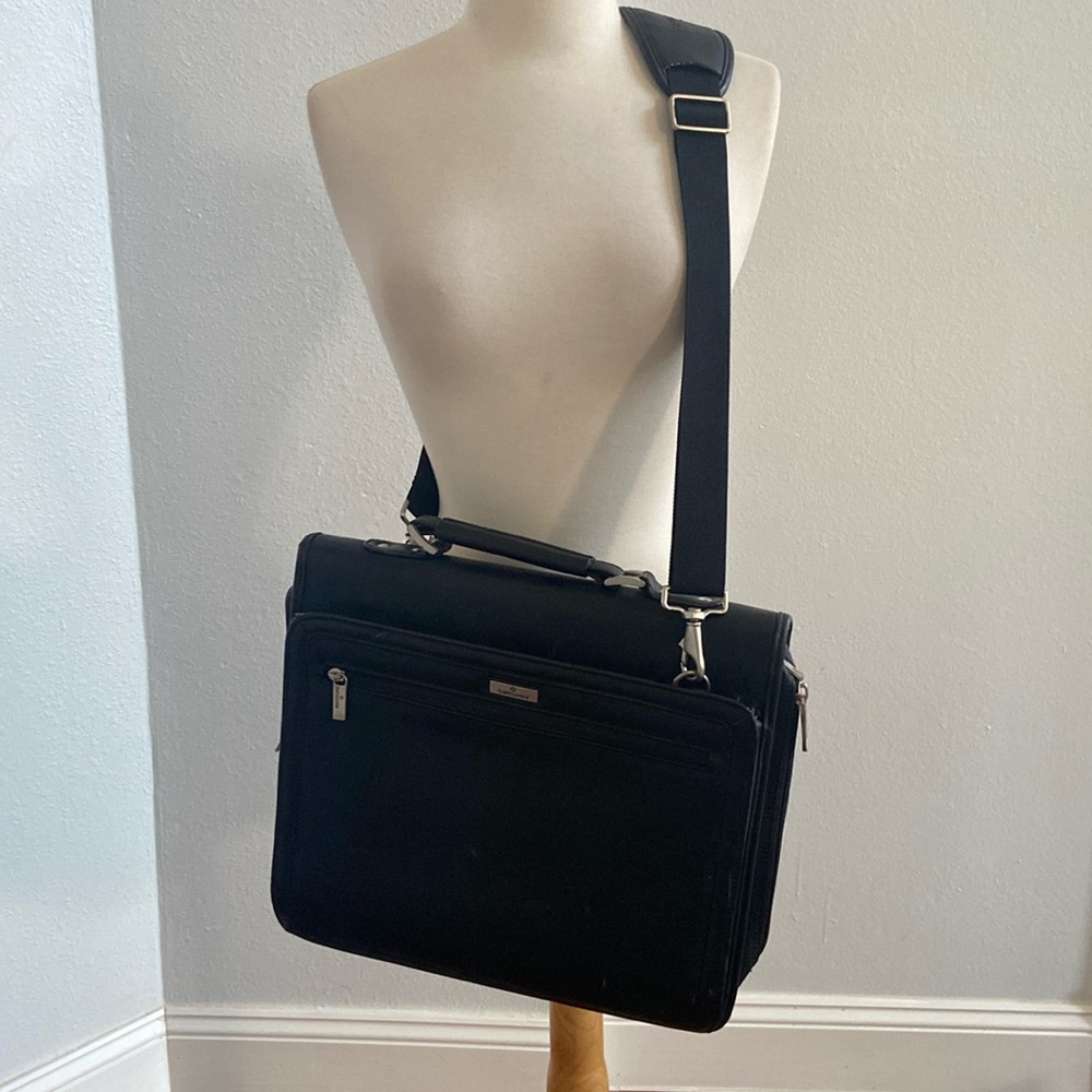 Samsonite 3 Ring Padfolio With Handles‎ And Shoulder Strap